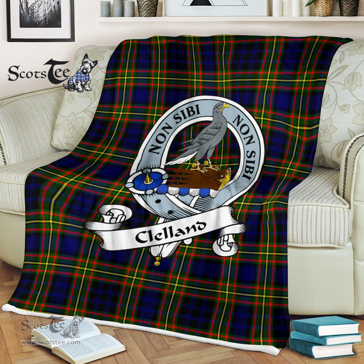 Plaid Blanket Clelland Clan Badge Tartan Blanket Scottish Blue Plaid Throw Blanket Tartan Plaid Fleece Blanket, tartan blanket, plaid blanket, red plaid blanket, buffalo plaid blanket, green plaid blanket, plaid fleece blanket, blue plaid blanket, red tartan blanket, tartan plaid blanket, black and white plaid blanket, , christmas plaid blanket, orange plaid blanket, tartan plaid throw blanket, pink plaid blanket, brown plaid blanket, buffalo check blanket