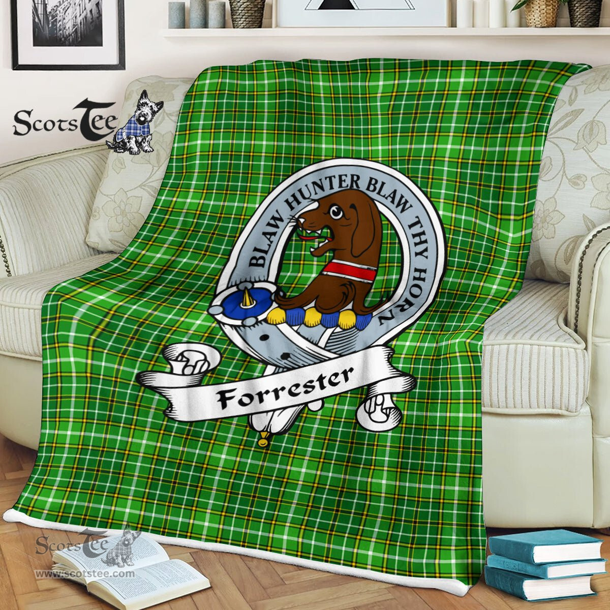 Plaid Blanket Forrester Hunting Clan Badge Tartan Blanket Scottish Blue Plaid Throw Blanket Tartan Plaid Fleece Blanket, tartan blanket, plaid blanket, red plaid blanket, buffalo plaid blanket, green plaid blanket, plaid fleece blanket, blue plaid blanket, red tartan blanket, tartan plaid blanket, black and white plaid blanket, , christmas plaid blanket, orange plaid blanket, tartan plaid throw blanket, pink plaid blanket, brown plaid blanket, buffalo check blanket