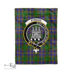 Plaid Blanket Strange Of Balcaskie Clan Crest Badge Tartan Blanket Scottish Plaid Throw Blanket Tartan Plaid Fleece Blanket