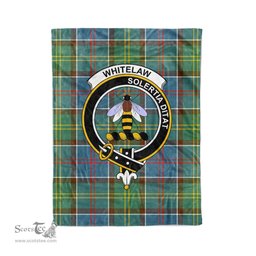 Plaid Blanket Whitelaw Ancient Clan Crest Badge Tartan Blanket Scottish Plaid Throw Blanket Tartan Plaid Fleece Blanket