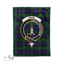 Plaid Blanket Shaw Of Tordarroch Shaw Modern Clan Crest Badge Tartan Blanket Scottish Plaid Throw Blanket - Scotstee Shop