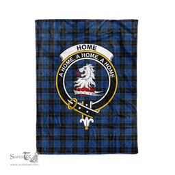 Plaid Blanket Home Hume Clan Crest Badge Tartan Blanket Scottish Green Plaid Throw Blanket Tartan Plaid Fleece Blanket
