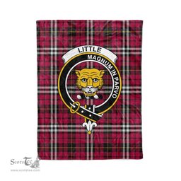 Plaid Blanket Little Clan Crest Badge Tartan Blanket Scottish Plaid Throw Blanket Tartan Plaid Fleece Blanket