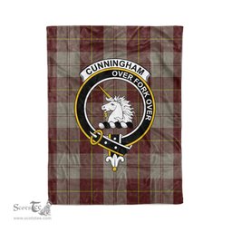 Burgundy Blanket Burgundy Tartan Throw Plaid Blanket Cunningham Burgundy Dancers Clan Crest Badge Tartan Blanket Scottish Green Plaid Throw Blanket - Scotstee Shop
