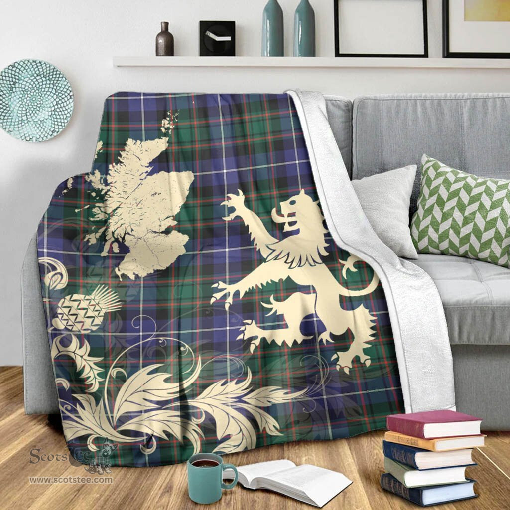 Tartan Blanket MacRae Hunting Modern Tartan Scotland Lion Thistle Map Plaid Blanket, tartan blanket, plaid blanket, red plaid blanket, buffalo plaid blanket, green plaid blanket, plaid fleece blanket, blue plaid blanket, red tartan blanket, tartan plaid blanket, black and white plaid blanket, christmas plaid blanket, orange plaid blanket, tartan plaid throw blanket, pink plaid blanket, brown plaid blanket, buffalo check blanket