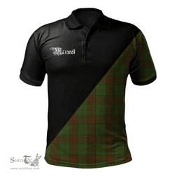 Scottish Maxwell Hunting Tartan Polo Shirt - Military Style Scottish Plaid Tartan Plaid