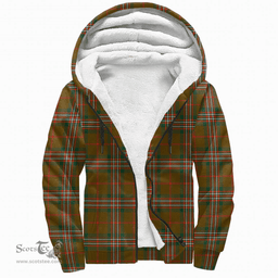 Scottish Scott Brown Modern Clan Tartan Sherpa Hoodie - Scottish Plaid Hoodies Scottish Plaid Tartan Plaid - ScotsTee - scotstee.com