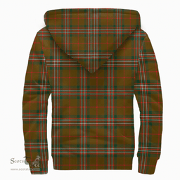 Scottish Scott Brown Modern Clan Tartan Sherpa Hoodie - Scottish Plaid Hoodies Scottish Plaid Tartan Plaid - ScotsTee - scotstee.com