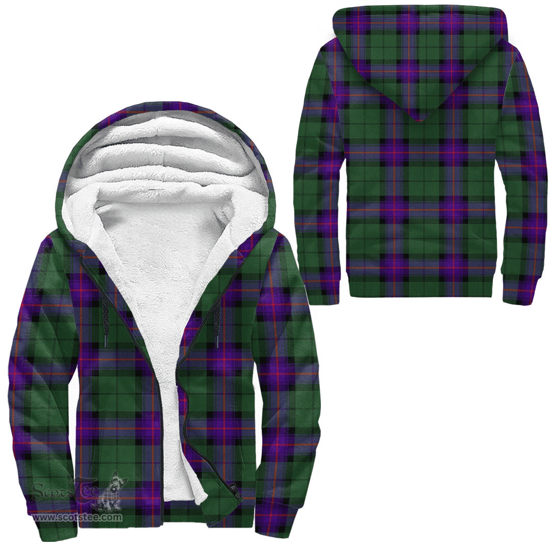 Scottish Armstrong Modern Clan Tartan Sherpa Hoodie - Scottish Plaid Hoodies Scottish Plaid Tartan Plaid - ScotsTee - scotstee.com