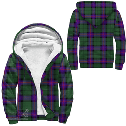 Scottish Armstrong Modern Clan Tartan Sherpa Hoodie - Scottish Plaid Hoodies Scottish Plaid Tartan Plaid - ScotsTee - scotstee.com