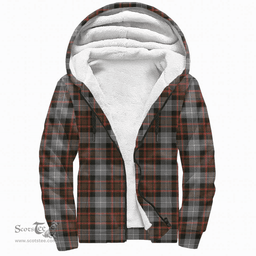 Scottish Macrae Hunting Weathered Clan Tartan Sherpa Hoodie - Scottish Plaid Hoodies Scottish Plaid Tartan Plaid - ScotsTee - scotstee.com