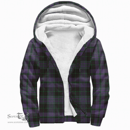 Scottish Clergy Green Clan Tartan Sherpa Hoodie - Scottish Plaid Hoodies Scottish Plaid Tartan Plaid - ScotsTee - scotstee.com