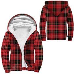 Scottish Macqueen Modern Clan Tartan Sherpa Hoodie - Scottish Plaid Hoodies Scottish Plaid Tartan Plaid - ScotsTee - scotstee.com