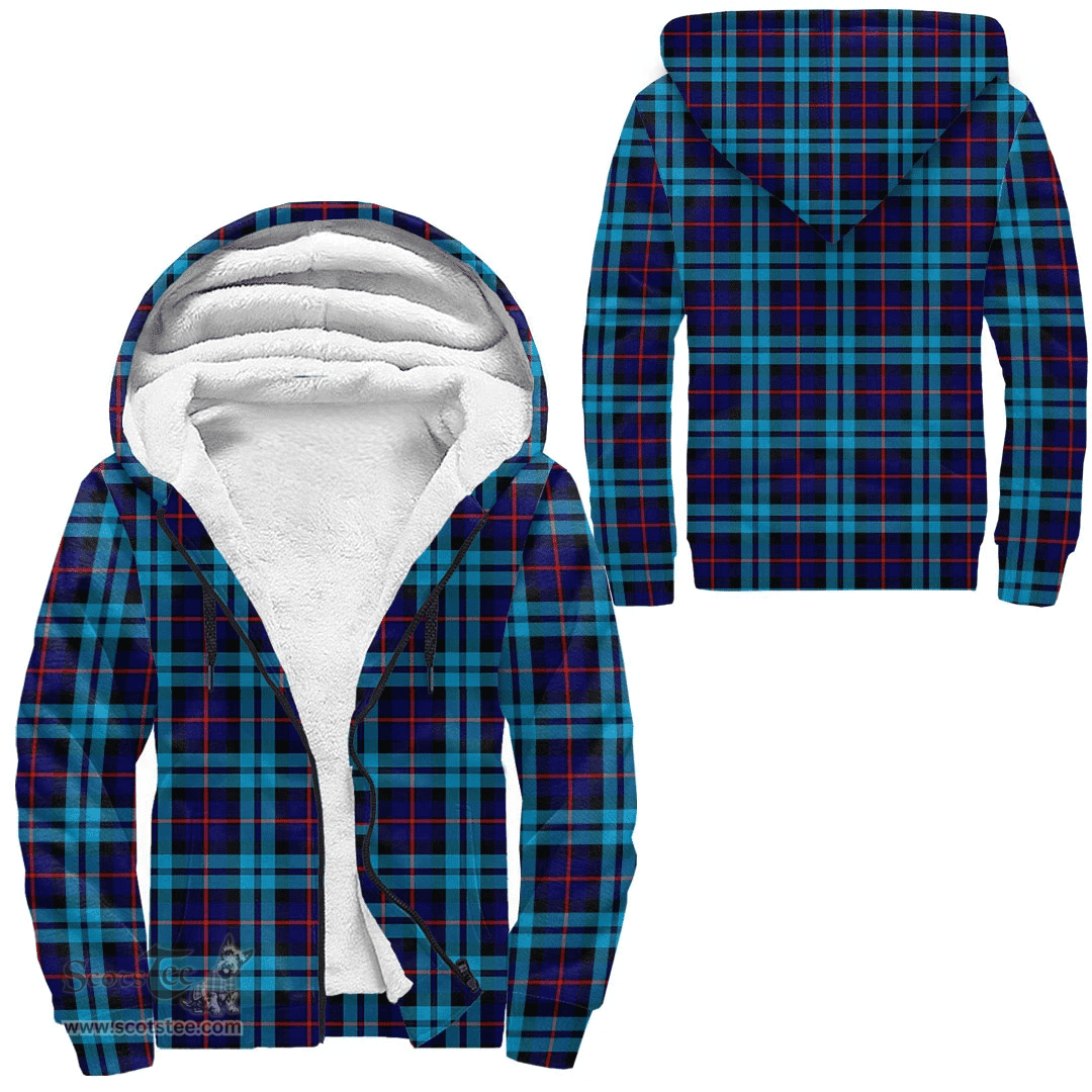 Scottish Mccorquodale Clan Tartan Sherpa Hoodie - Scottish Plaid Hoodies Scottish Plaid Tartan Plaid - ScotsTee - scotstee.com