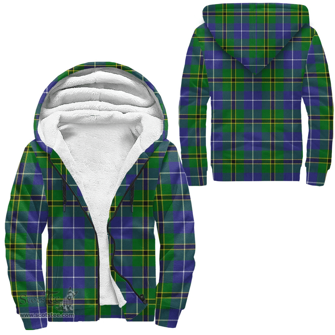Scottish Turnbull Hunting Clan Tartan Sherpa Hoodie - Scottish Plaid Hoodies Scottish Plaid Tartan Plaid - ScotsTee - scotstee.com