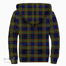 Scottish Clelland Modern Clan Tartan Sherpa Hoodie - Scottish Plaid Hoodies Scottish Plaid Tartan Plaid - ScotsTee - scotstee.com