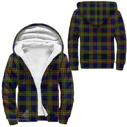 Scottish Clelland Modern Clan Tartan Sherpa Hoodie - Scottish Plaid Hoodies Scottish Plaid Tartan Plaid - ScotsTee - scotstee.com