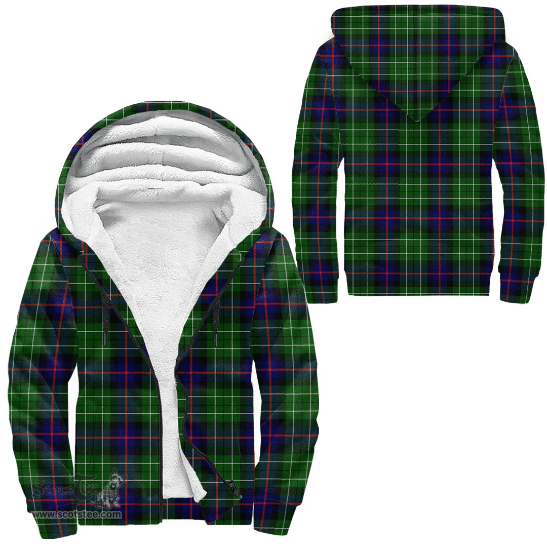 Scottish Leslie Hunting Clan Tartan Sherpa Hoodie - Scottish Plaid Hoodies Scottish Plaid Tartan Plaid - ScotsTee - scotstee.com