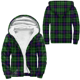Scottish Leslie Hunting Clan Tartan Sherpa Hoodie - Scottish Plaid Hoodies Scottish Plaid Tartan Plaid - ScotsTee - scotstee.com