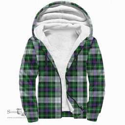 Scottish Mackenzie Dress Modern Clan Tartan Sherpa Hoodie - Scottish Plaid Hoodies Scottish Plaid Tartan Plaid - ScotsTee - scotstee.com