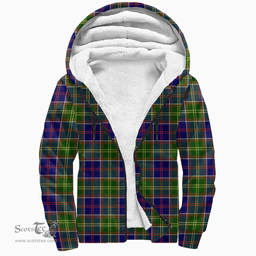 Scottish Ayrshire District Clan Tartan Sherpa Hoodie - Scottish Plaid Hoodies Scottish Plaid Tartan Plaid - ScotsTee - scotstee.com
