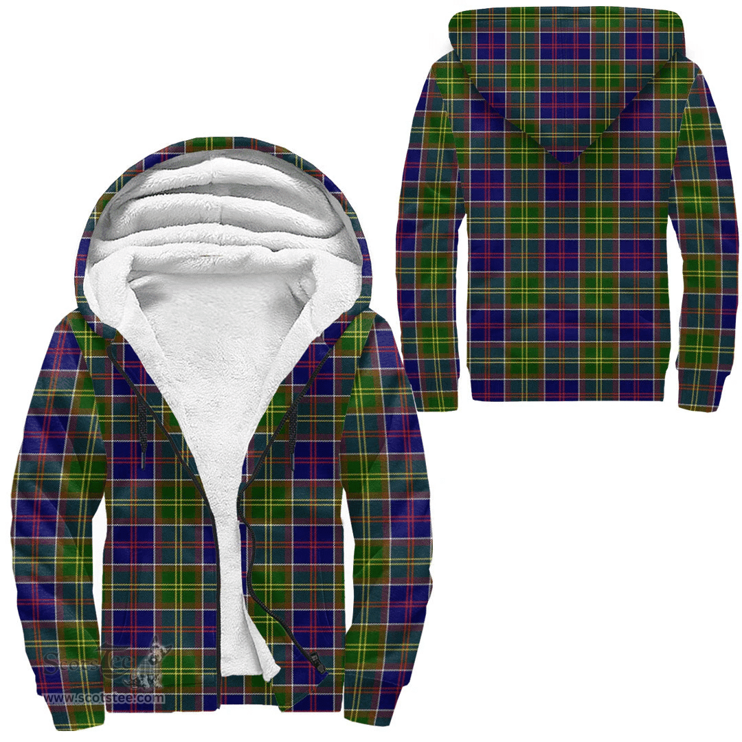 Scottish Ayrshire District Clan Tartan Sherpa Hoodie - Scottish Plaid Hoodies Scottish Plaid Tartan Plaid - ScotsTee - scotstee.com