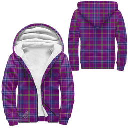 Scottish Jackson Clan Tartan Sherpa Hoodie - Scottish Plaid Hoodies Scottish Plaid Tartan Plaid - ScotsTee - scotstee.com