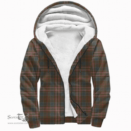 Scottish Kennedy Weathered Clan Tartan Sherpa Hoodie - Scottish Plaid Hoodies Scottish Plaid Tartan Plaid - ScotsTee - scotstee.com