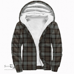 Scottish Stewart Old Weathered Clan Tartan Sherpa Hoodie - Scottish Plaid Hoodies Scottish Plaid Tartan Plaid - ScotsTee - scotstee.com