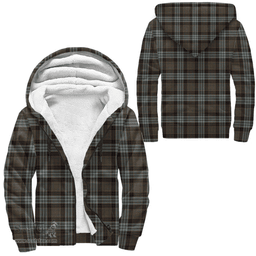 Scottish Stewart Old Weathered Clan Tartan Sherpa Hoodie - Scottish Plaid Hoodies Scottish Plaid Tartan Plaid - ScotsTee - scotstee.com
