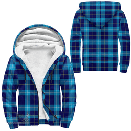 Scottish Macsporran Ancient Clan Tartan Sherpa Hoodie - Scottish Plaid Hoodies Scottish Plaid Tartan Plaid - ScotsTee - scotstee.com