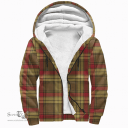Scottish Macmillan Old Weathered Clan Tartan Sherpa Hoodie - Scottish Plaid Hoodies Scottish Plaid Tartan Plaid - ScotsTee - scotstee.com