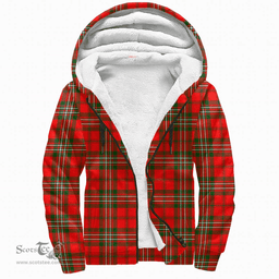 Scottish Scott Modern Clan Tartan Sherpa Hoodie - Scottish Plaid Hoodies Scottish Plaid Tartan Plaid - ScotsTee - scotstee.com