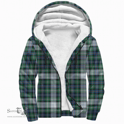 Scottish Mackenzie Dress Ancient Clan Tartan Sherpa Hoodie - Scottish Plaid Hoodies Scottish Plaid Tartan Plaid - ScotsTee - scotstee.com