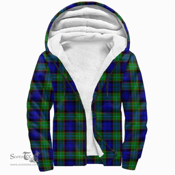 Scottish Sempill Modern Clan Tartan Sherpa Hoodie - Scottish Plaid Hoodies Scottish Plaid Tartan Plaid - ScotsTee - scotstee.com