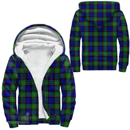 Scottish Sempill Modern Clan Tartan Sherpa Hoodie - Scottish Plaid Hoodies Scottish Plaid Tartan Plaid - ScotsTee - scotstee.com