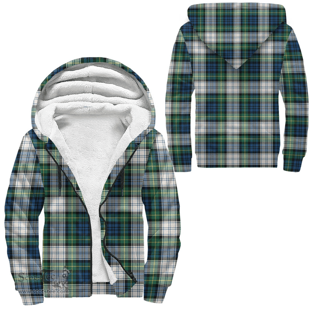 Scottish Gordon Dress Ancient Clan Tartan Sherpa Hoodie - Scottish Plaid Hoodies Scottish Plaid Tartan Plaid - ScotsTee - scotstee.com
