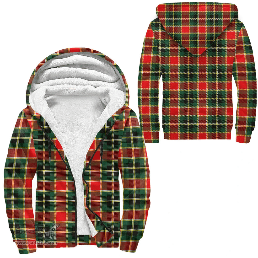 Scottish Maclachlan Hunting Modern Clan Tartan Sherpa Hoodie - Scottish Plaid Hoodies Scottish Plaid Tartan Plaid - ScotsTee - scotstee.com