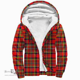 Scottish Hepburn Clan Tartan Sherpa Hoodie - Scottish Plaid Hoodies Scottish Plaid Tartan Plaid - ScotsTee - scotstee.com