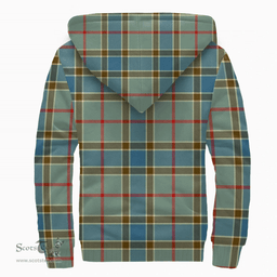 Scottish Balfour Blue Clan Tartan Sherpa Hoodie - Scottish Plaid Hoodies Scottish Plaid Tartan Plaid - ScotsTee - scotstee.com