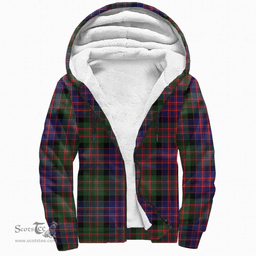 Scottish Macdonald Modern Clan Tartan Sherpa Hoodie - Scottish Plaid Hoodies Scottish Plaid Tartan Plaid - ScotsTee - scotstee.com