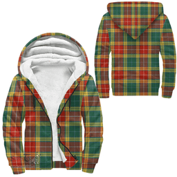 Scottish Buchanan Old Sett Clan Tartan Sherpa Hoodie - Scottish Plaid Hoodies Scottish Plaid Tartan Plaid - ScotsTee - scotstee.com