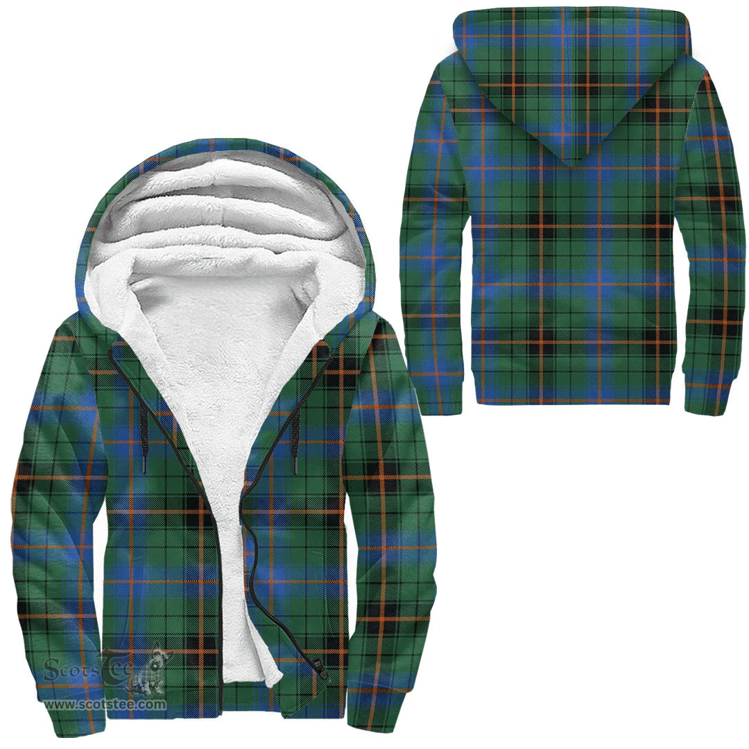 Scottish Davidson Ancient Clan Tartan Sherpa Hoodie - Scottish Plaid Hoodies Scottish Plaid Tartan Plaid - ScotsTee - scotstee.com