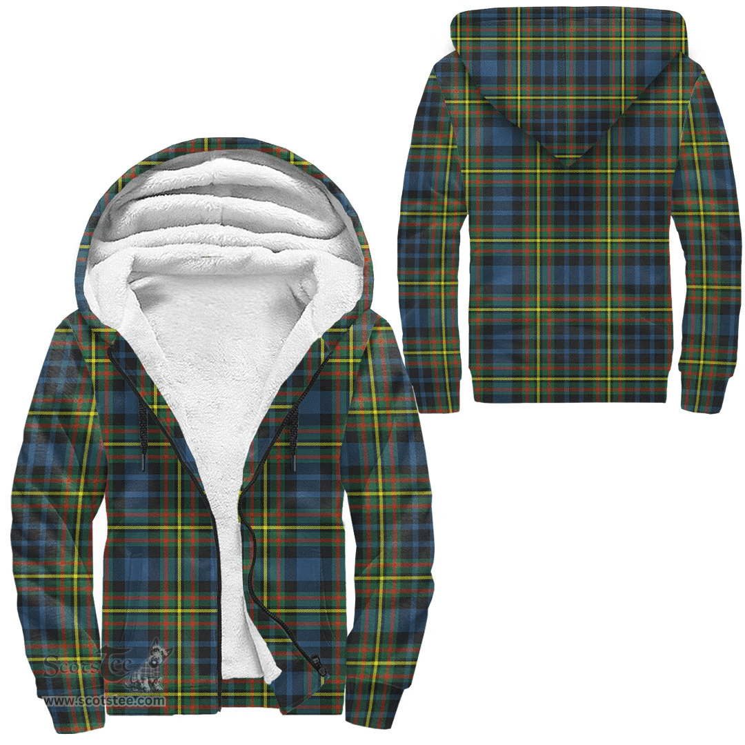 Scottish Maclellan Ancient Clan Tartan Sherpa Hoodie - Scottish Plaid Hoodies Scottish Plaid Tartan Plaid - ScotsTee - scotstee.com