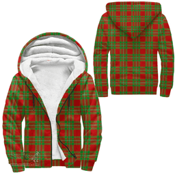 Scottish Macgregor Modern Clan Tartan Sherpa Hoodie - Scottish Plaid Hoodies Scottish Plaid Tartan Plaid - ScotsTee - scotstee.com