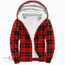 Scottish Wallace Hunting - Red Clan Tartan Sherpa Hoodie - Scottish Plaid Hoodies Scottish Plaid Tartan Plaid - ScotsTee - scotstee.com