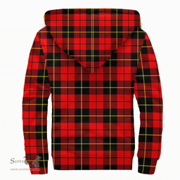 Scottish Wallace Hunting - Red Clan Tartan Sherpa Hoodie - Scottish Plaid Hoodies Scottish Plaid Tartan Plaid - ScotsTee - scotstee.com