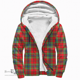 Scottish Maclean Of Duart Modern Clan Tartan Sherpa Hoodie - Scottish Plaid Hoodies Scottish Plaid Tartan Plaid - ScotsTee - scotstee.com