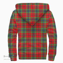Scottish Maclean Of Duart Modern Clan Tartan Sherpa Hoodie - Scottish Plaid Hoodies Scottish Plaid Tartan Plaid - ScotsTee - scotstee.com