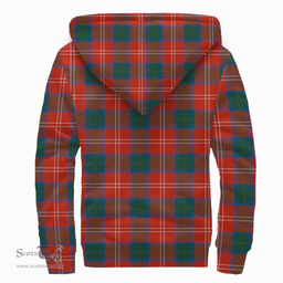 Scottish Chisholm Ancient Clan Tartan Sherpa Hoodie - Scottish Plaid Hoodies Scottish Plaid Tartan Plaid - ScotsTee - scotstee.com